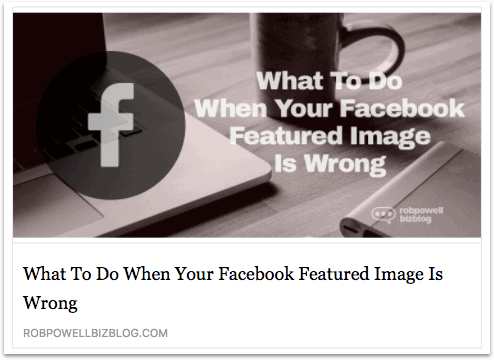 Facebook featured image