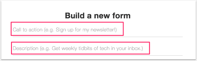 medium newsletter signup