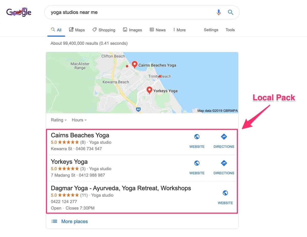 types of SEO - local SEO