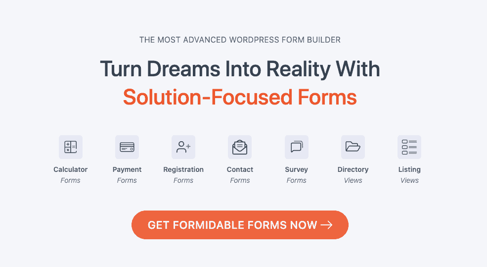 wordpress survey plugins - 02 - formidable forms formidable forms