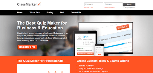 ClassMarker Online Quiz Maker