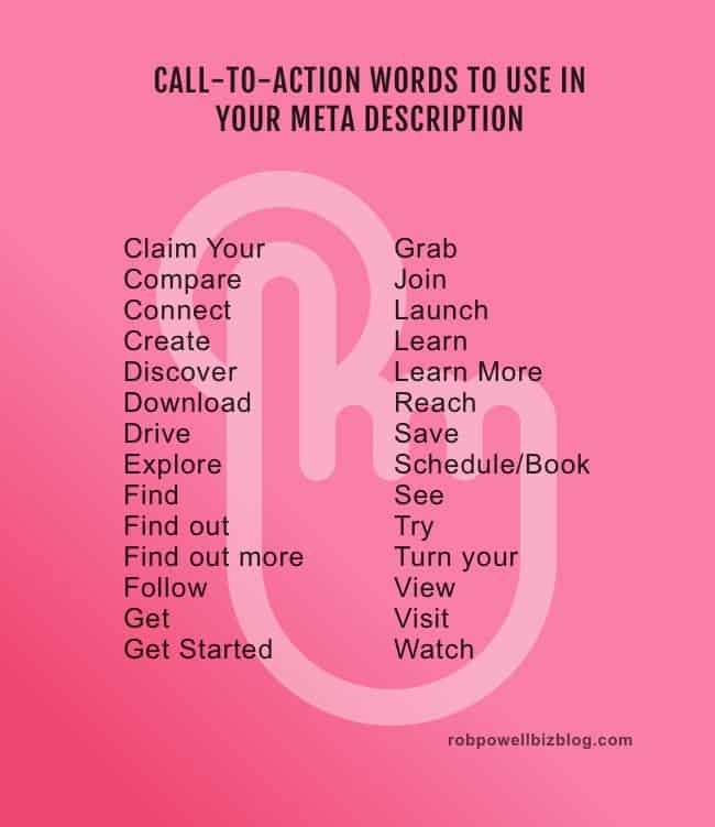 call to action words