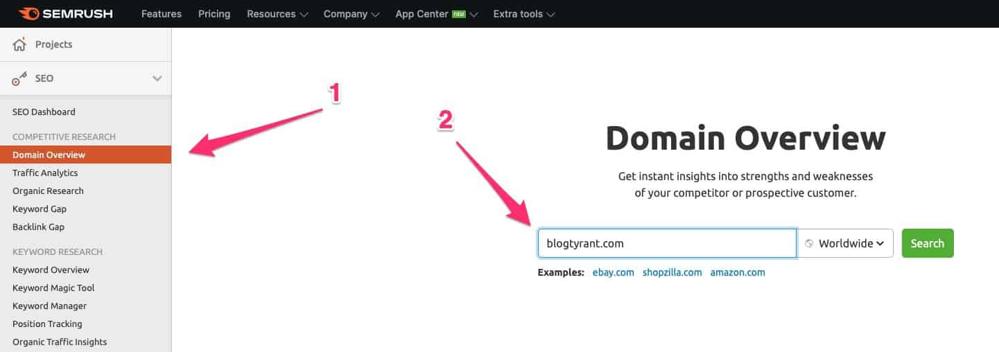 competitor keyword research