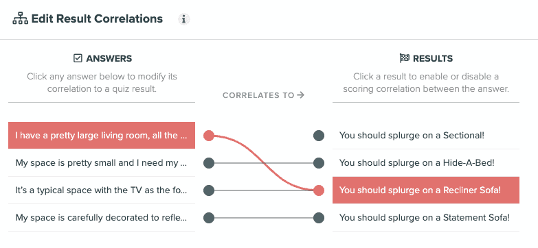 how to make a product recommendation quiz